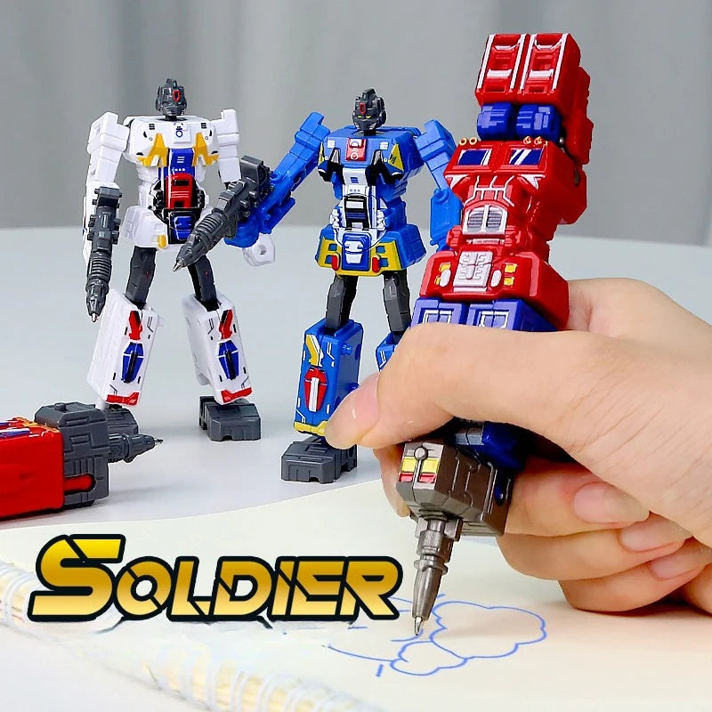 Juguete Transformers 2 en 1 - Bolígrafo Blanco