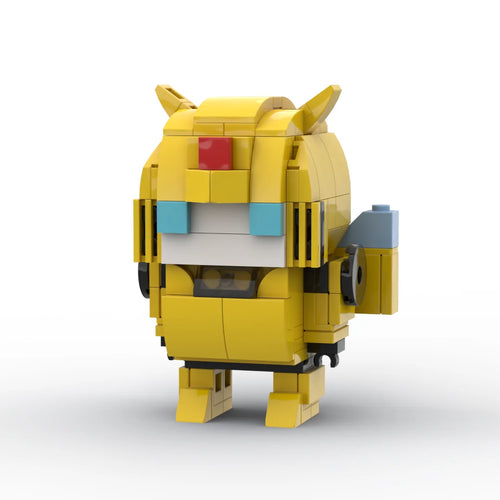 Figura Transformers Bumblebee Versión IDW Chibi — Ladrillo Amarillo Compacto