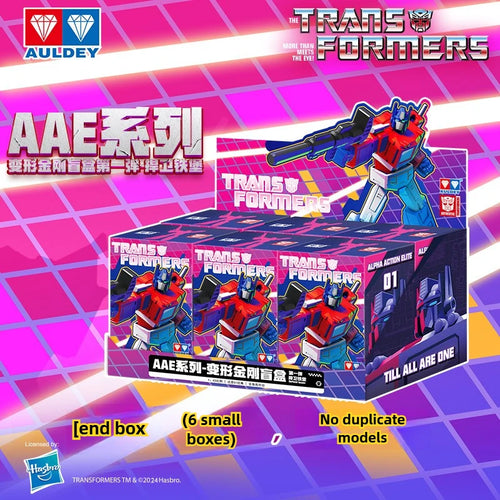 Pack Figuras Transformers Blind Box Wave 1 — Lote completo de 6 figuras