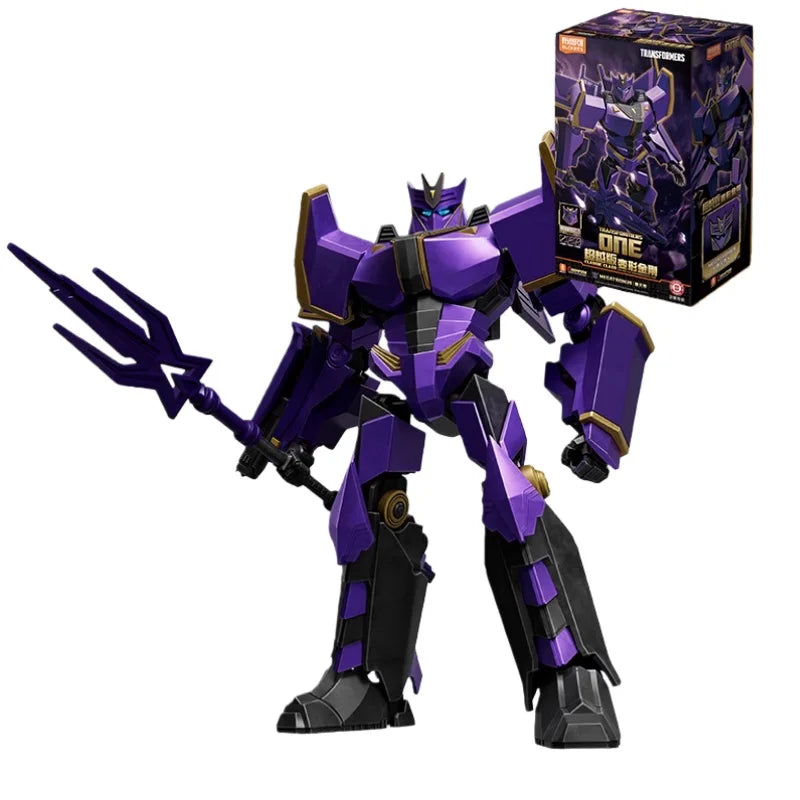 Figura Transformers Megatronus Prime Blitzwing — Ladrillo Dorado y Negro, Señor Caído
