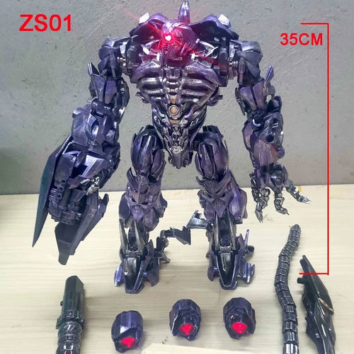 Figura Transformers Shockwave ZS01 35cm — Robot Coleccionista Decepticon
