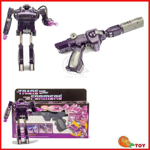 Figura Transformers Shockwave G1 84-86 — Reedición Fusil Integrado Caja Completa