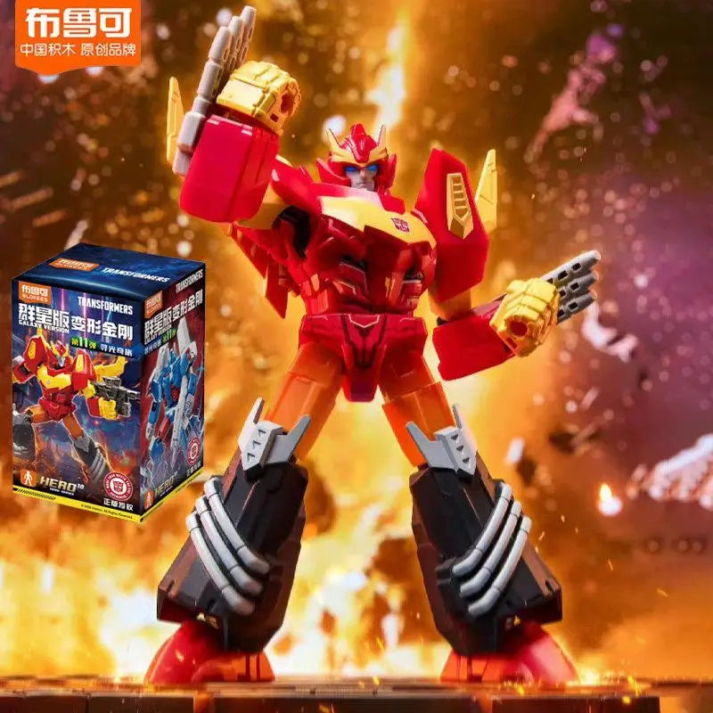 Figura Transformers Rodimus — Blokees Edición Jefe de Guerra Prestigio