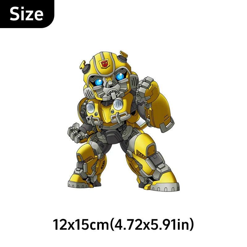 Pegatina Transformers Bumblebee UV — Calcomanía Triángulo Ventana Coche