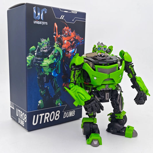 Figura Transformers Skids y Mudflap — Dúo Gemelo Verde Tonto Unique Toys
