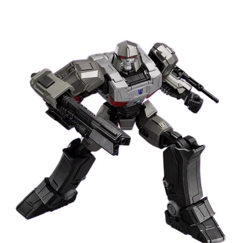 Figura Transformers Megatron Origen ONE Blitzwing — Ladrillo Plateado Joven Minero Rebelde