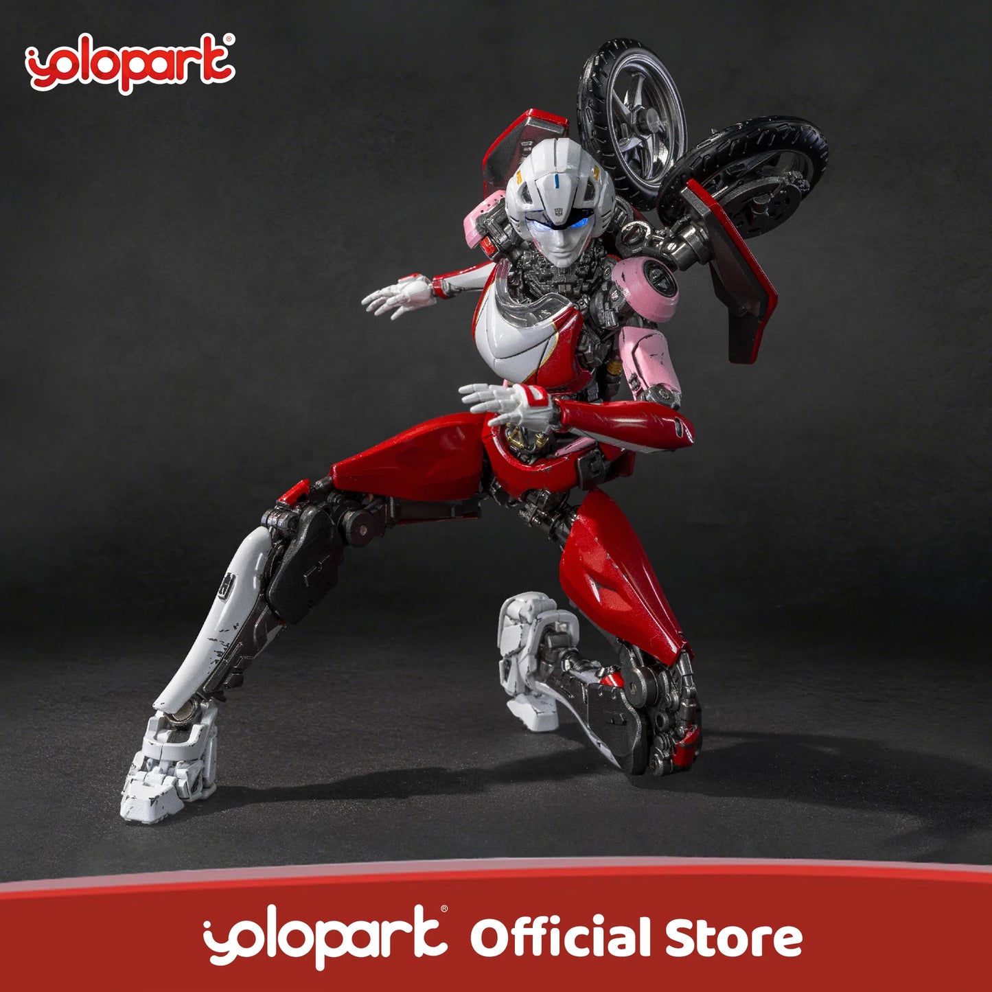 Figurine Transformers Arcee 16cm — Rise of the Beasts AMK Pro Kit