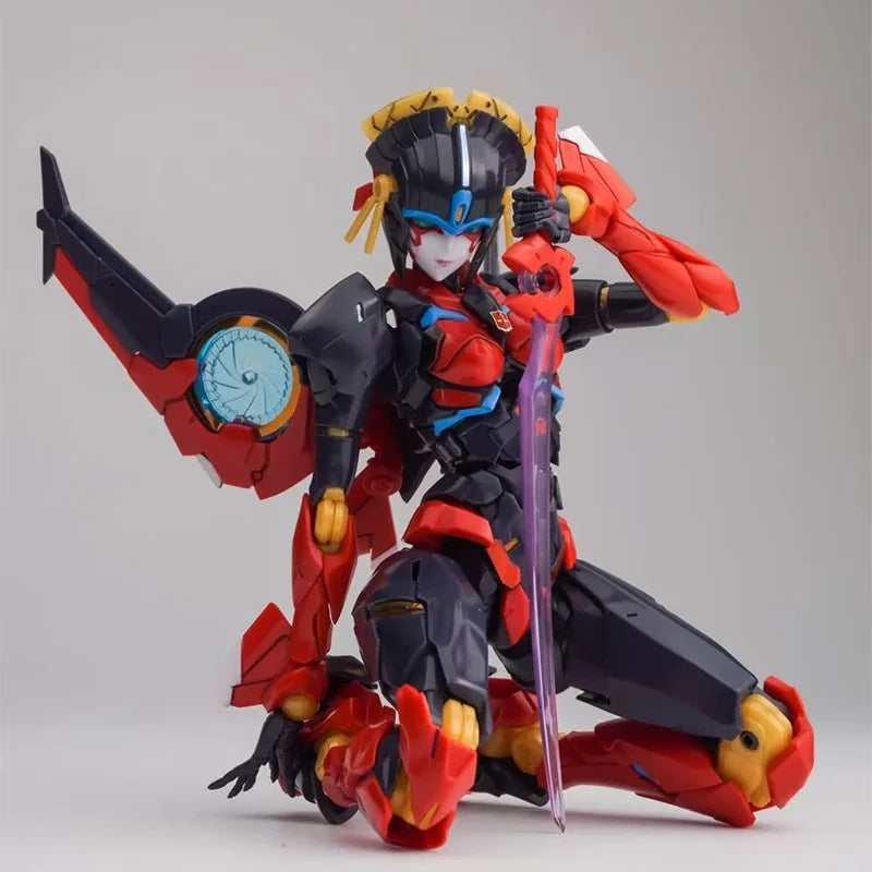 Figura Transformers Windblade MD004 — Robot Rojo Riobot KO Ensamblaje