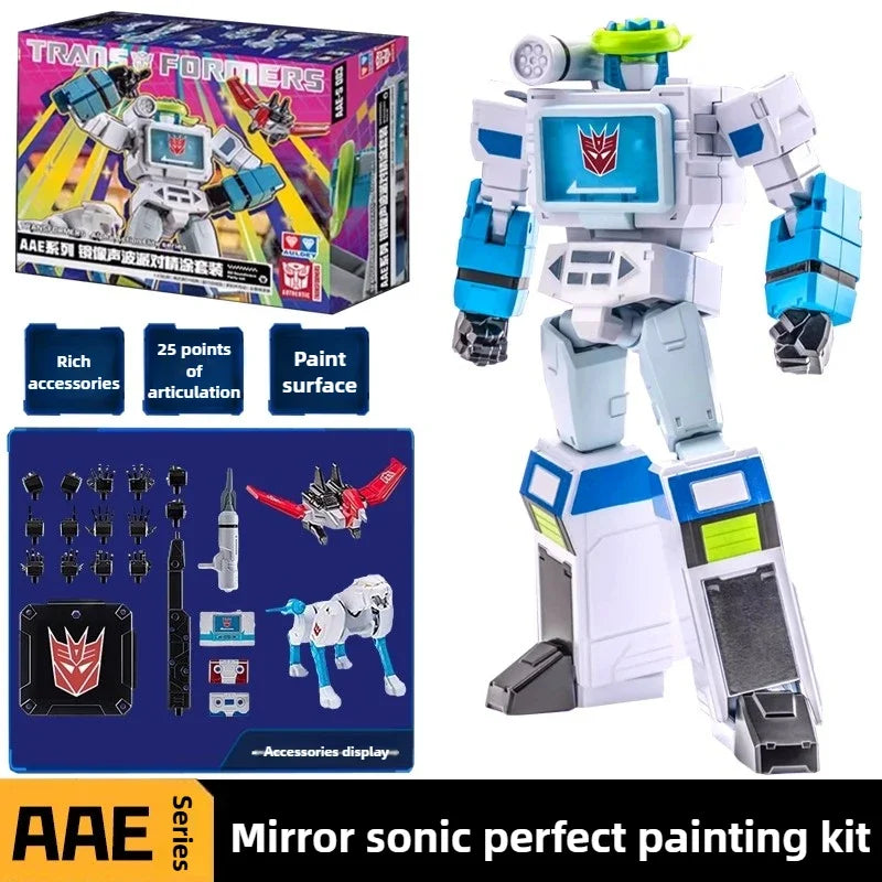 Figura Transformers Soundwave Versión Cromada de Alta Calidad — Alpha Action Elite