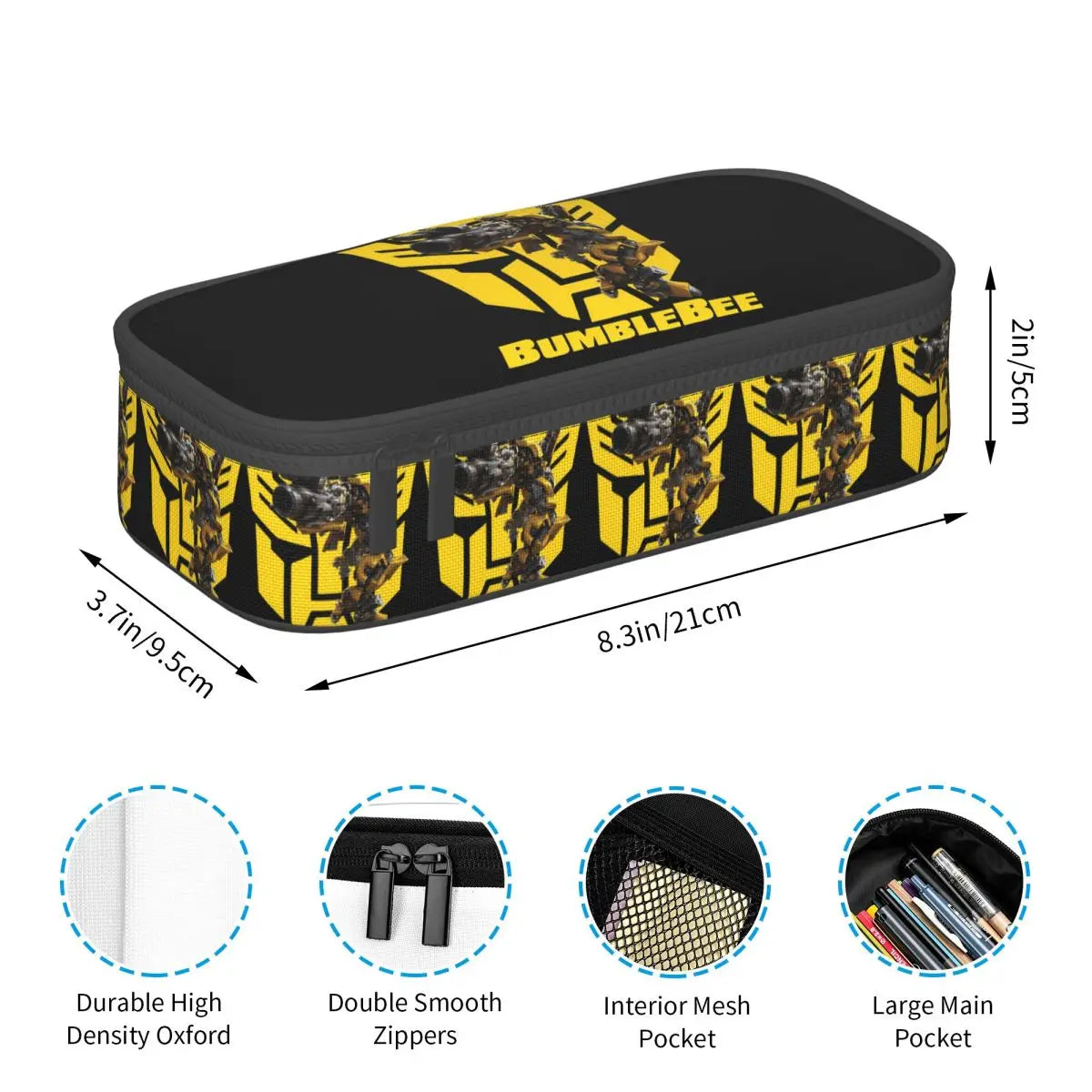 Estuche Transformers - Autobots Forro Dorado