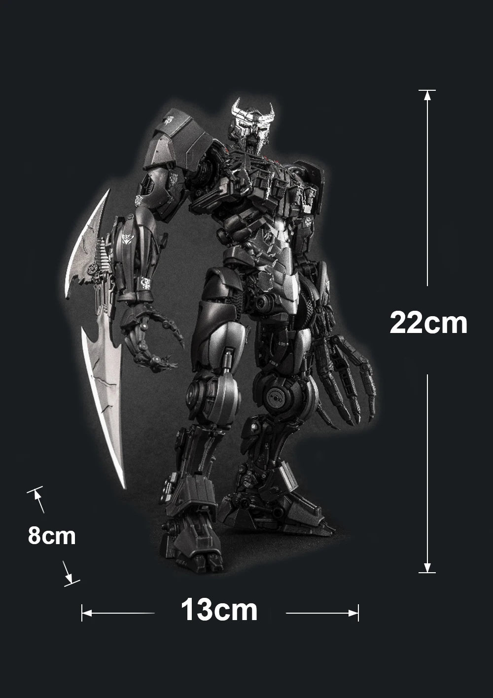 Figura Transformers Scourge Capa y Cuernos — Hoja Gigante Depredador Supremo