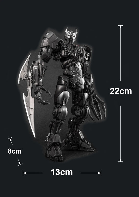 Figura Transformers Scourge Capa y Cuernos — Hoja Gigante Depredador Supremo