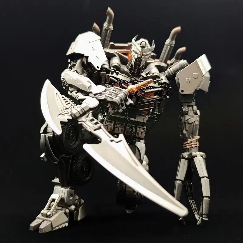 Figura Transformers Scourge Espada Desenvainada TW1031 — Combate Cromado Modo Semirremolque