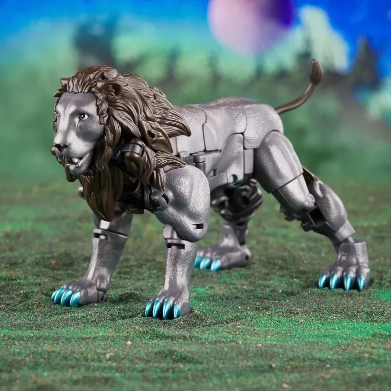 Figura Transformers Leo Prime Nemesis Voyager — Edición Hasbro Maximal Rugiente