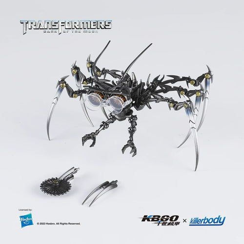 Figura Transformers Criatura Arácnida Cromada — Dark of the Moon Edición Prestigio