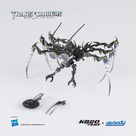 Figura Transformers Criatura Arácnida Cromada — Dark of the Moon Edición Prestigio