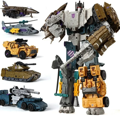 Figura Transformers Bruticus HaiZhiXing — Combinador KO Cinco Robots Completo