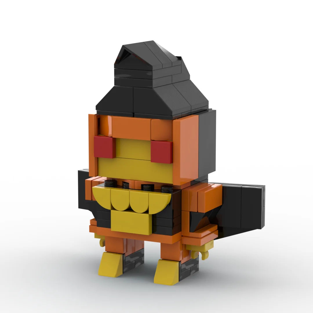 Figura Transformers Divebomb — Ladrillo Marrón y Naranja Cóndor Depredador