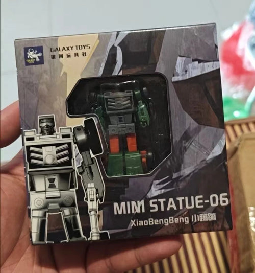 Mini Figura Transformers G1 Verde Militar — Estatua Sorpresa Edición Camuflaje