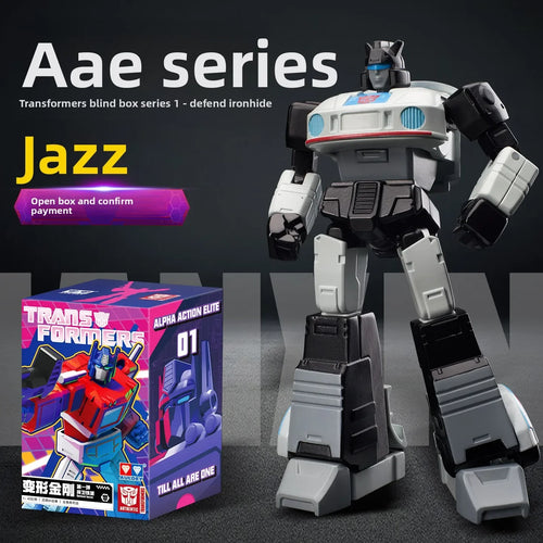 Figura Transformers Jazz G1 — Autobot Elegante Blind Box AAE