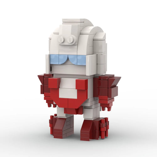 Figura Transformers Scattershot Chibi — Ladrillo Blanco y Rojo Alas Technobot