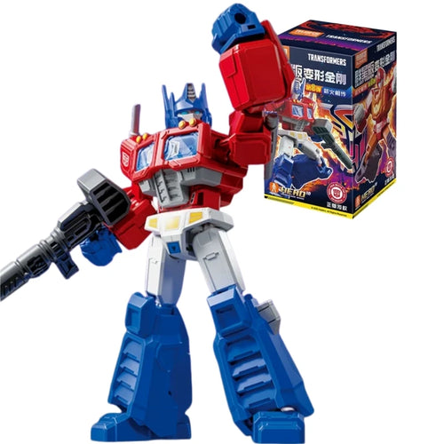 Figura Transformers Optimus Prime Posición de Combate — Rifle Largo Pose de Pie