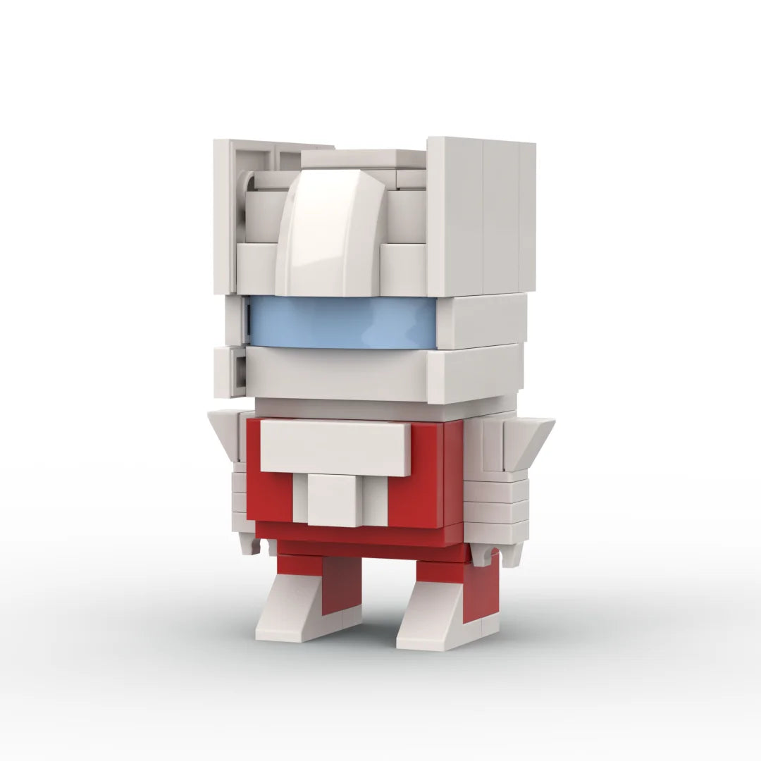 Figura Transformers Strafe — Jet Technobot Ladrillo Blanco y Rojo