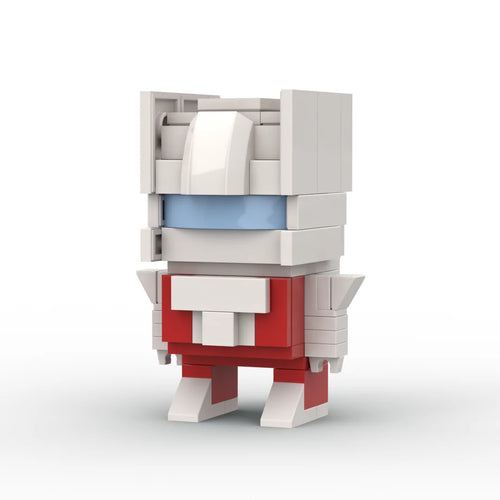 Figura Transformers Strafe — Jet Technobot Ladrillo Blanco y Rojo