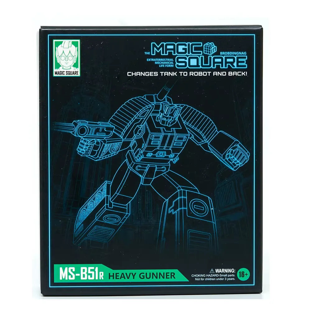 Figura Transformers Brawl MS-B51R — Tanque Artillero Pesado Caqui