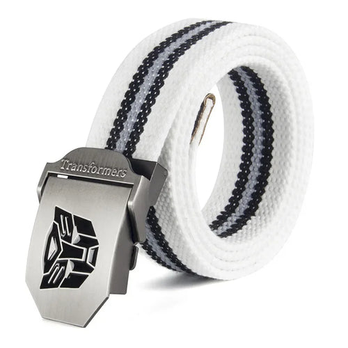 Cinturón de Transformers - Logotipo blanco de los Autobots