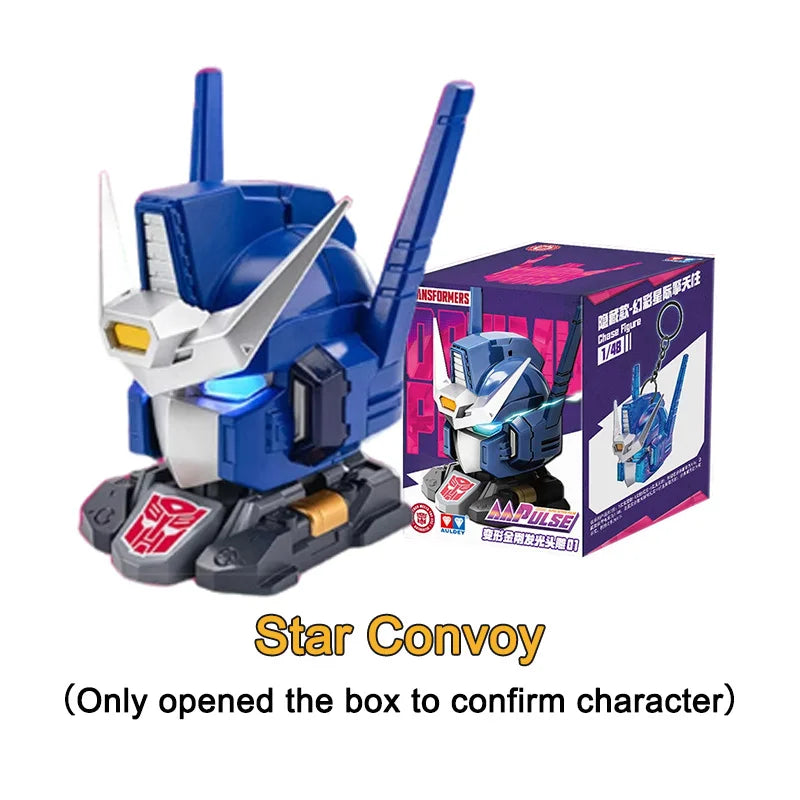 Colgante Transformers Star Convoy — Dijes cromados Edición G1 Japón