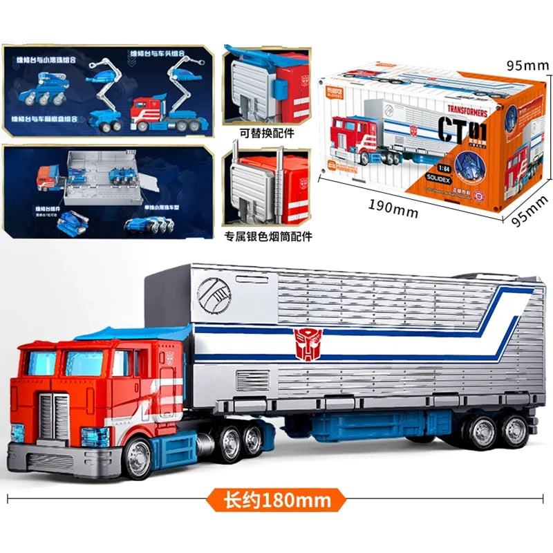 Camión Transformers Optimus Prime CT01 — Semirremolque rojo y blanco Autobot