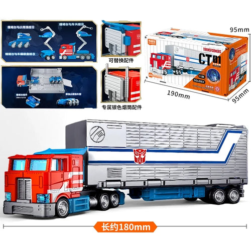 Camión Transformers Optimus Prime CT01 — Semirremolque rojo y blanco Autobot