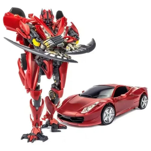 Figura Transformers Dino BS-01 Sobredimensionado — KO Rojo Deportivo Dark of the Moon