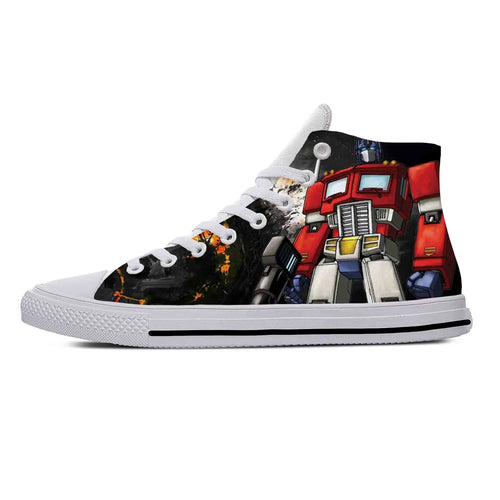Zapatillas altas blancas Transformers - Shape