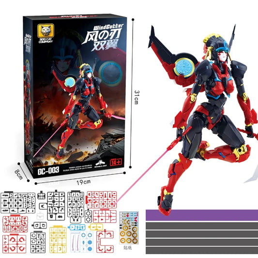 Figura Transformers Windblade 30cm — Autobot Robot Articulado Femenino