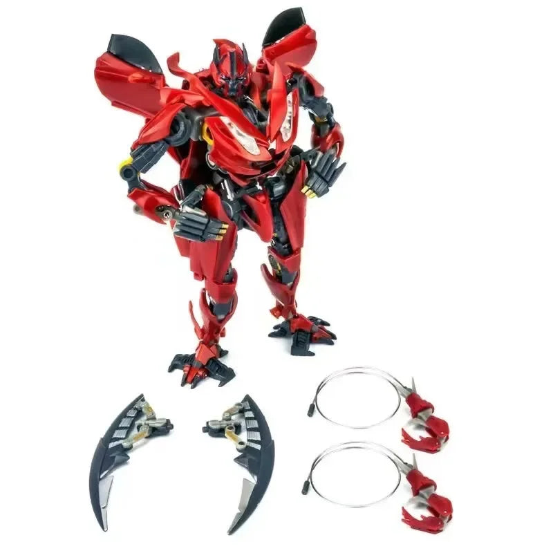 Figura Transformers Dino BS-01 Sobredimensionado — KO Rojo Deportivo Dark of the Moon