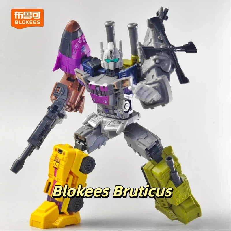 Figura Transformers Bruticus Blokees — Blind Box Combinador Miniatura Cinco Piezas