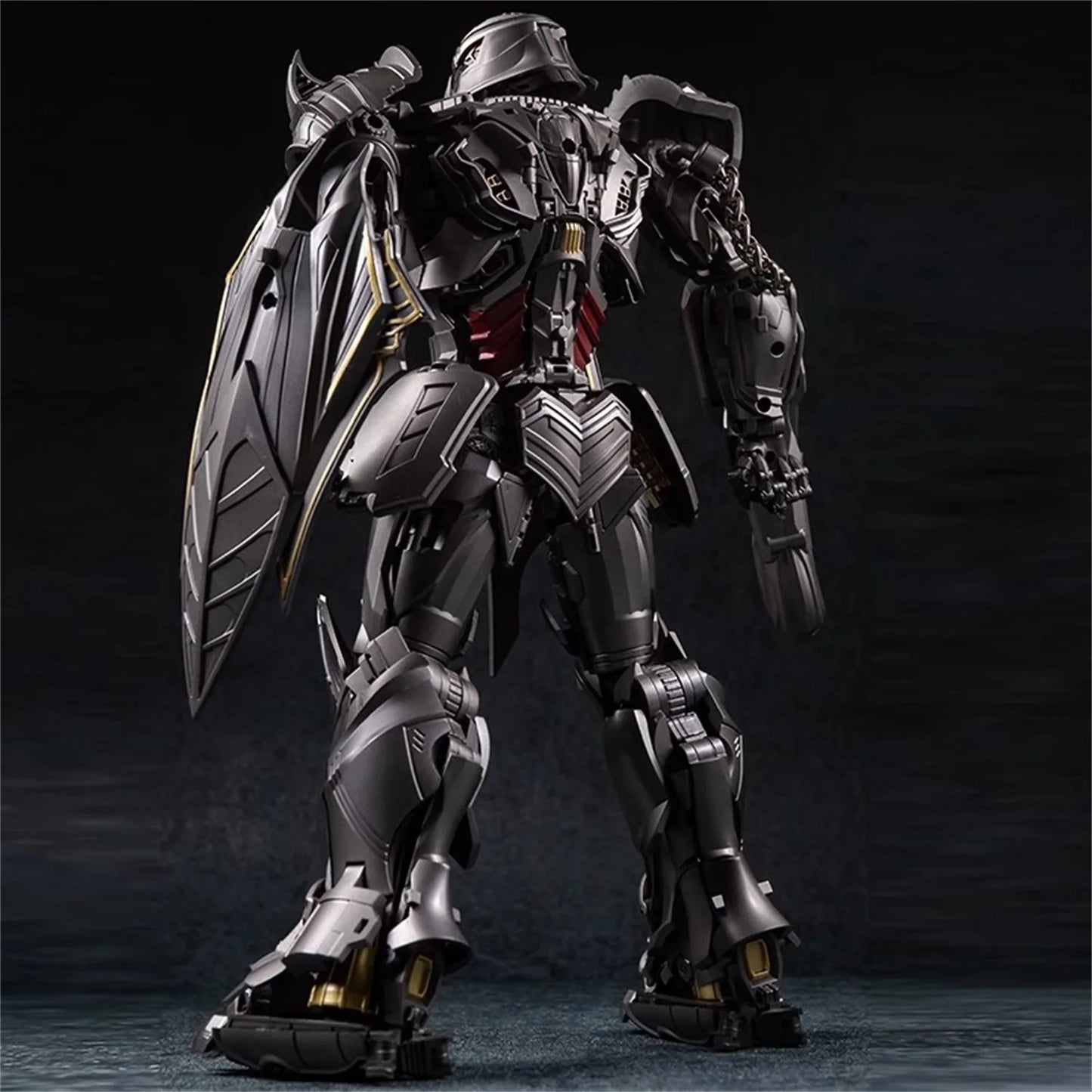 Figura Transformers Galvatron BS02 — Versión Dragón Alado Cromado Bestia