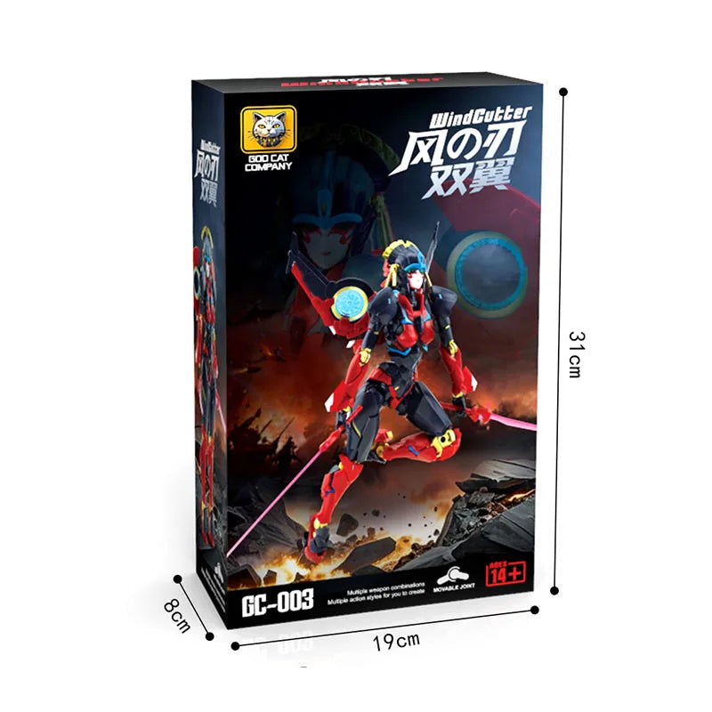 Figura Transformers Windblade 30cm — Autobot Robot Articulado Femenino