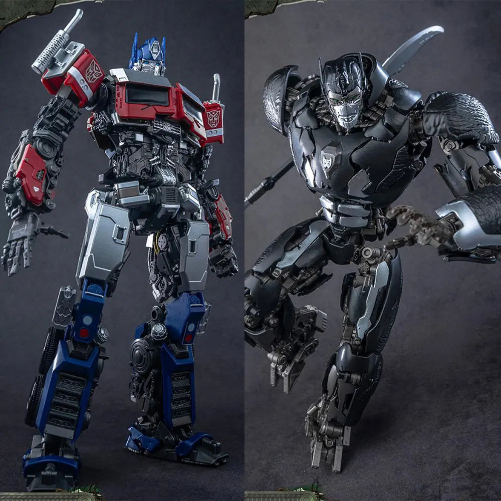 Dúo de figuras Transformers Optimus Prime y Nemesis Prime - Enfrentamiento AMK