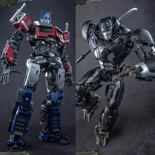 Dúo de figuras Transformers Optimus Prime y Nemesis Prime - Enfrentamiento AMK