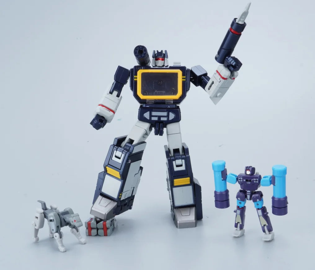 Figura Transformers Soundwave Newage H21 — KO G1 Casete Integrado Tamaño Pequeño