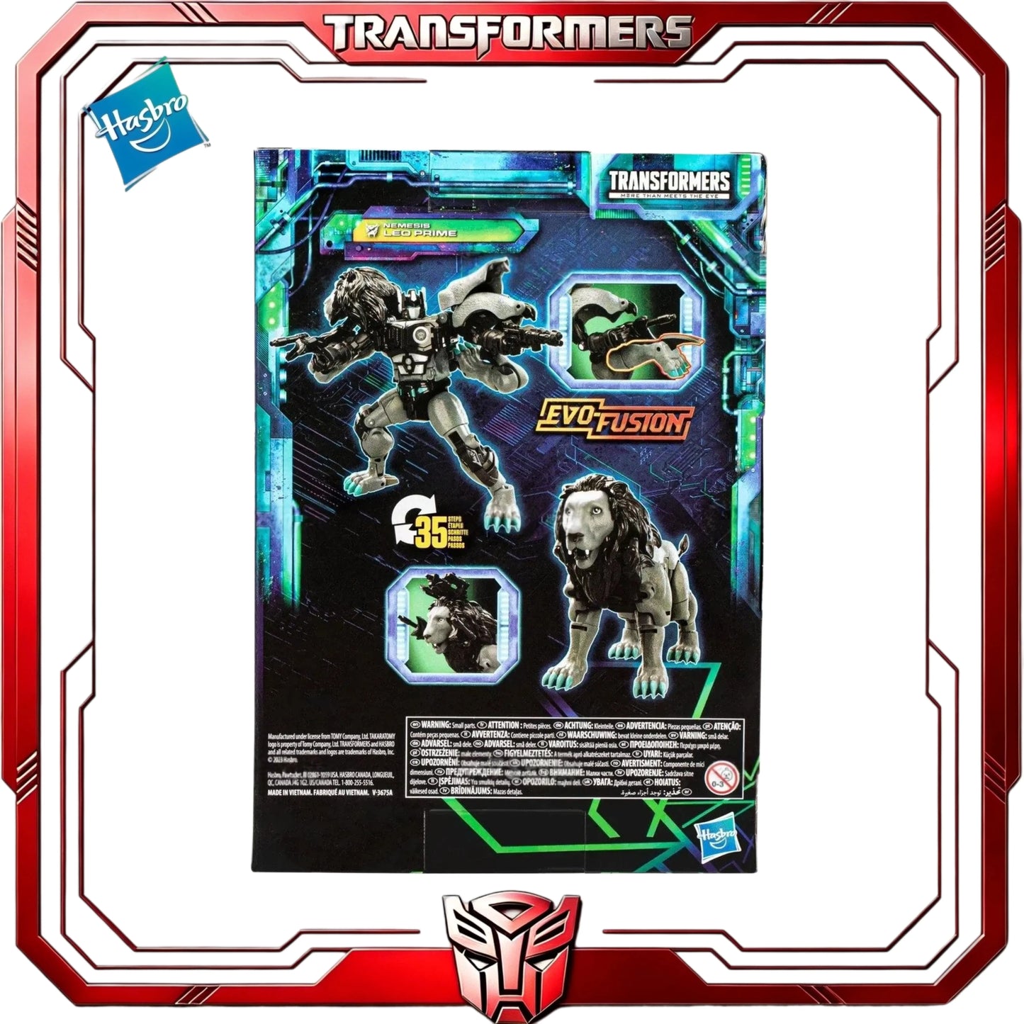 Figura Transformers Nemesis Leo Prime — Legacy Evolution Robot León Maximal Coleccionable