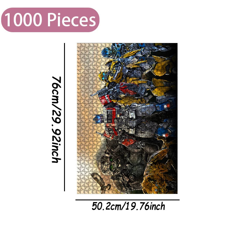 Rompecabezas Transformers Optimus Prime de Madera — 1000 Piezas
