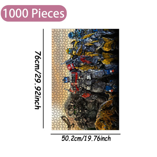 Rompecabezas Transformers Optimus Prime de Madera — 1000 Piezas