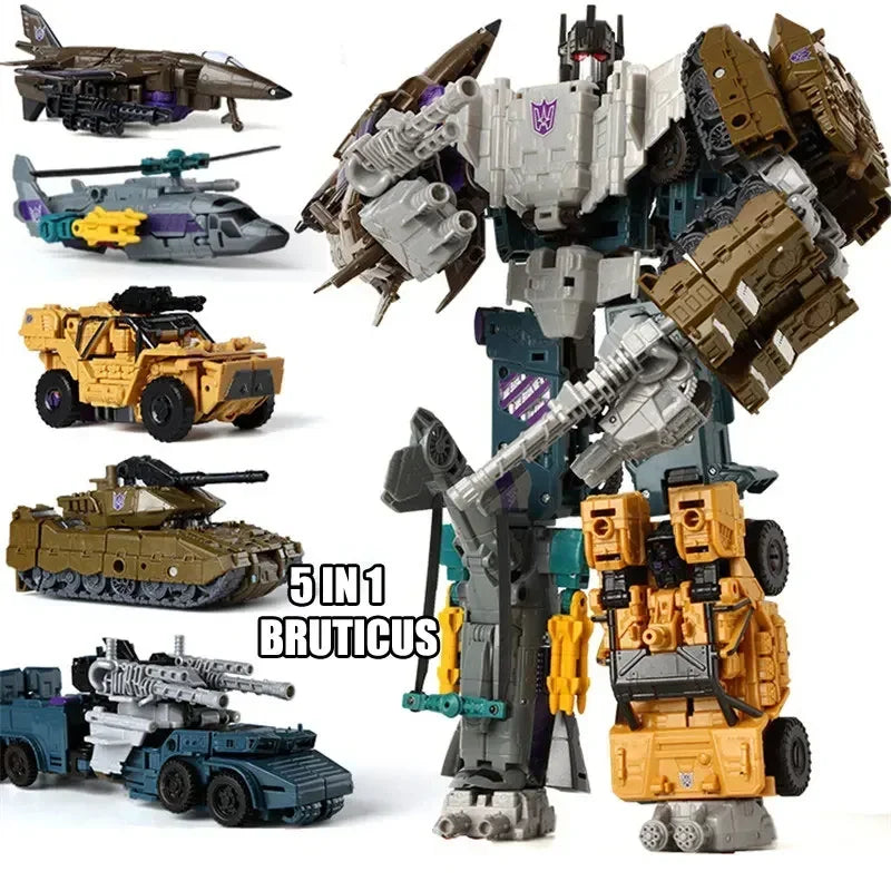 Figura Transformers Bruticus HaiZhiXing — Combinador KO Cinco Robots Completo