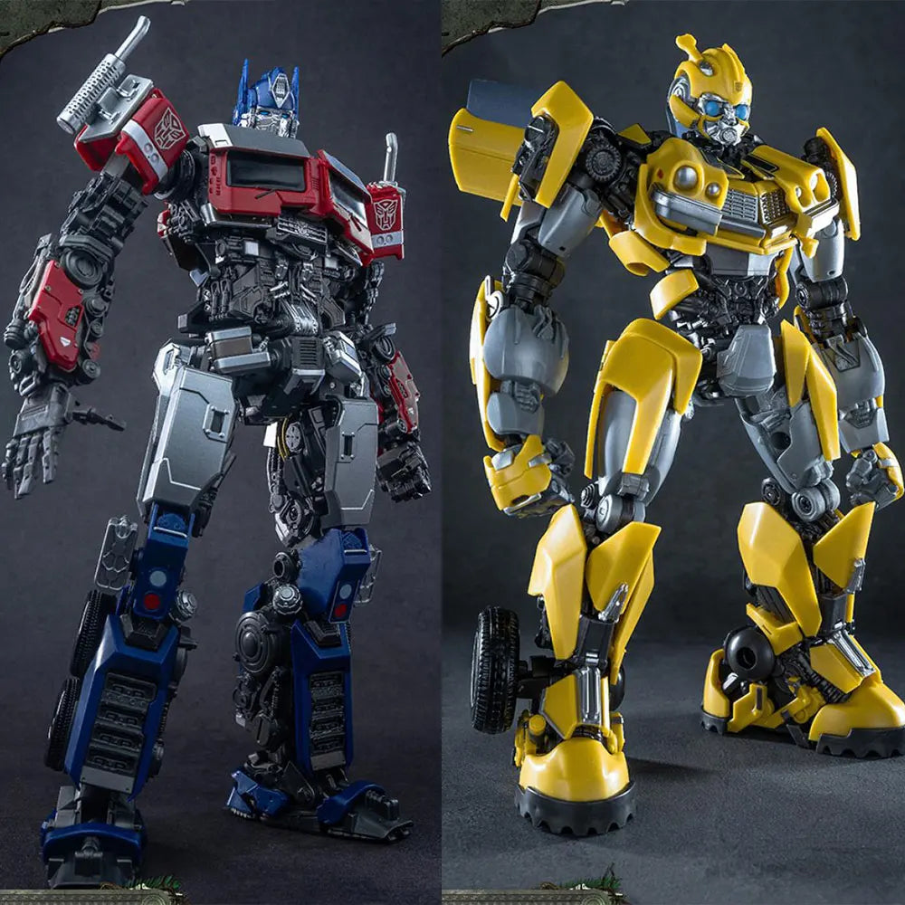 Dúo de figuras Transformers Optimus Prime y Bumblebee — Escuadrón Autobot AMK