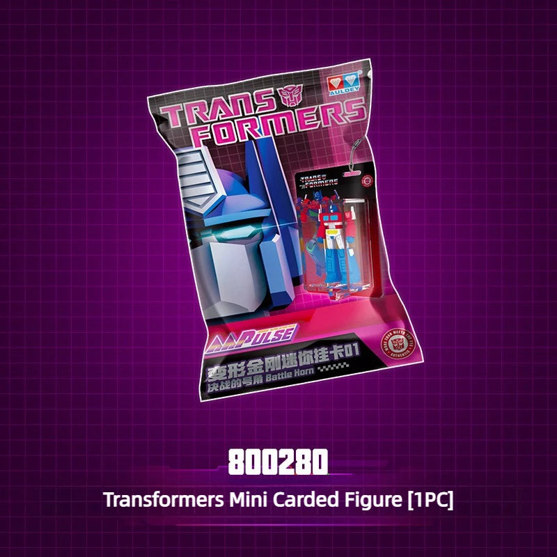 Colgante Transformers Mini Cargado — Dúo de Amuletos de Figuras Sorpresa