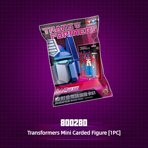Colgante Transformers Mini Cargado — Dúo de Amuletos de Figuras Sorpresa